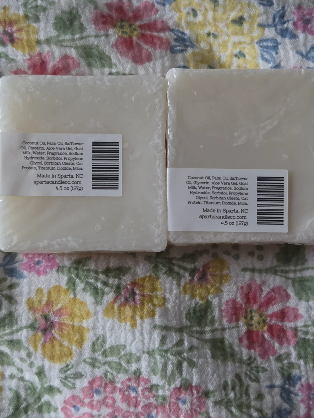 Taylor Swift Fearless (Orange) & Evermore (Cream) Handcrafted Soaps - Dual Pack
